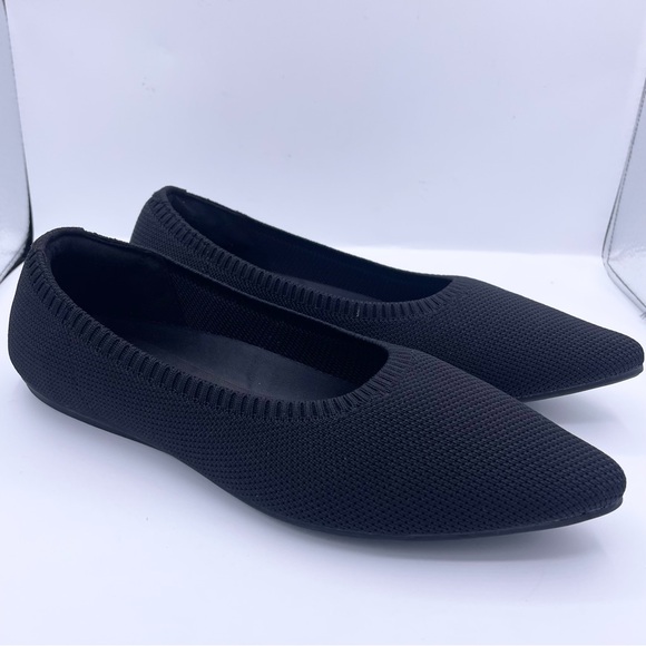 ARROMIC knit pointed toe slip on comfy casual flats women Size 7.5 - Picture 5 of 12